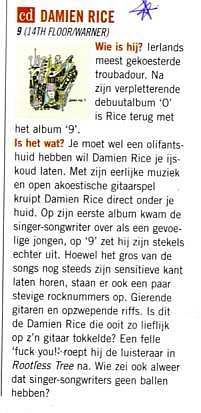 Gitarist - 2006 december - CD recensie - Damien ...